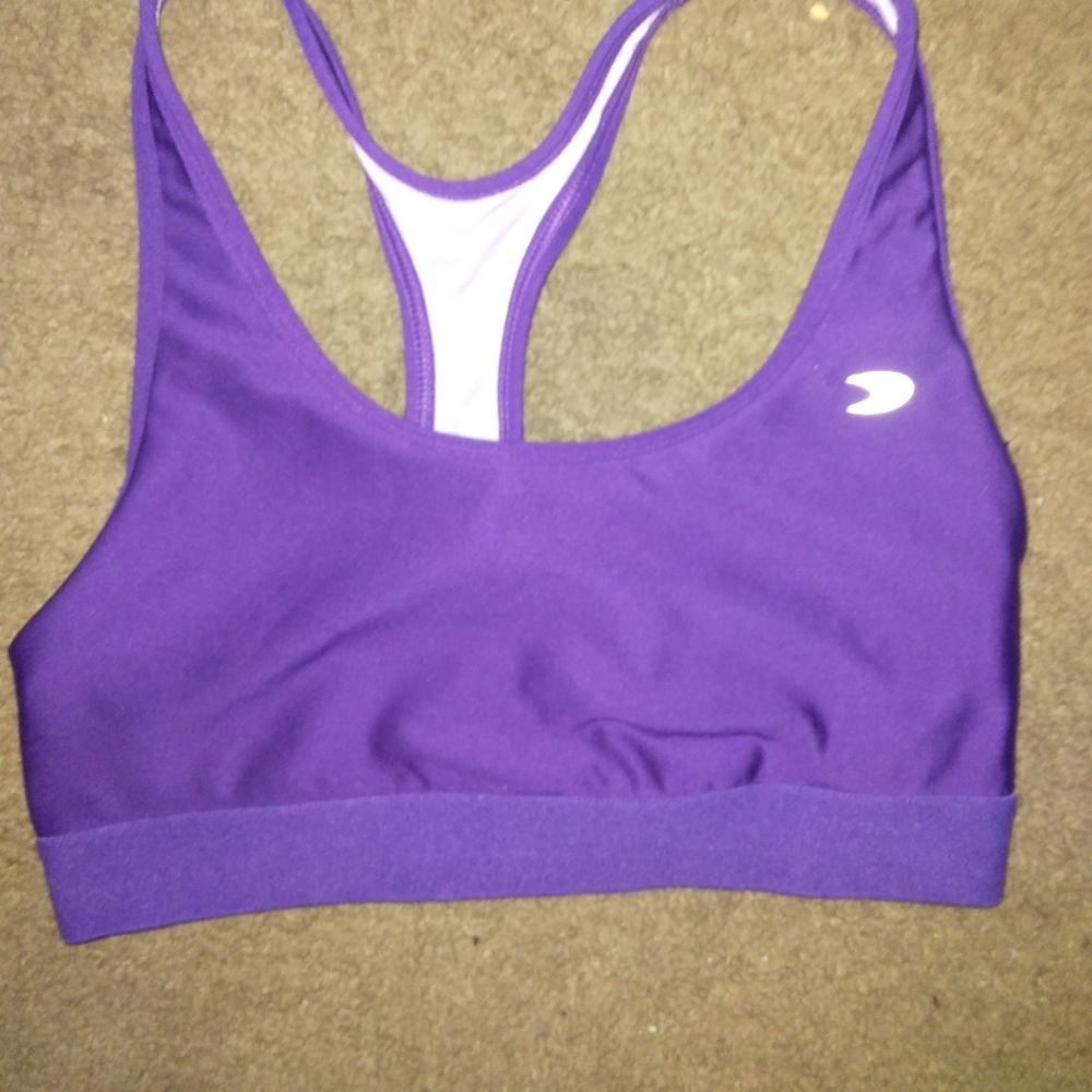 Purple spots bra